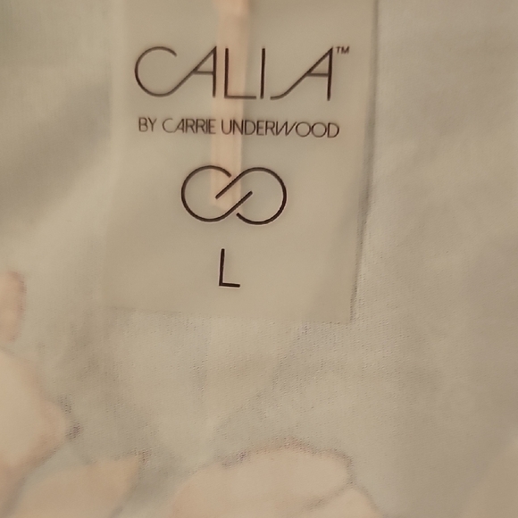 Calia Floral Racerback Tank Top - Blue and Brown - Picture 7 of 9